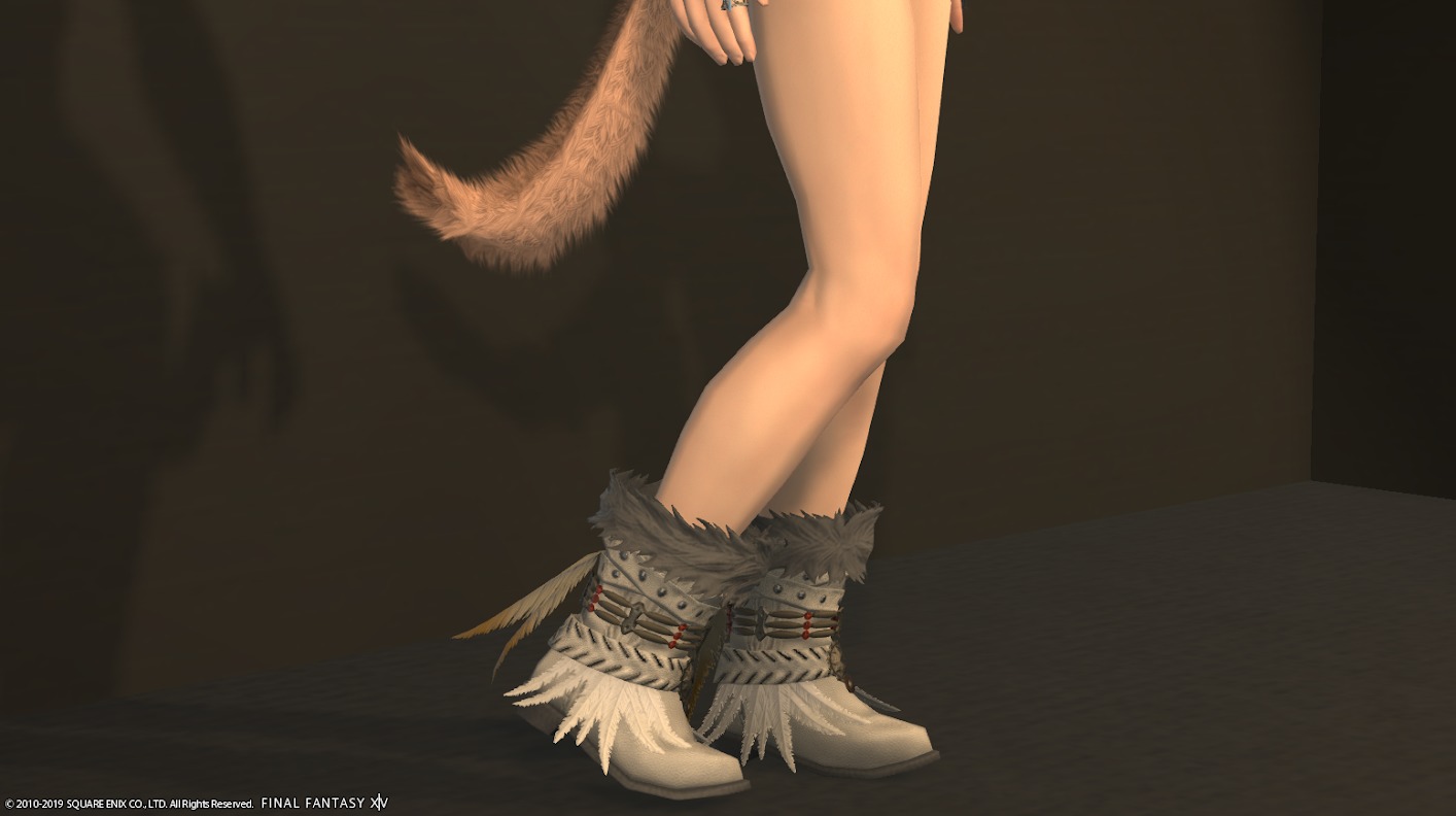 Ff14 フリンジつき ソーリアンファーブーツ ダルメルファーブーツ Ff14ブログりおの桜庵