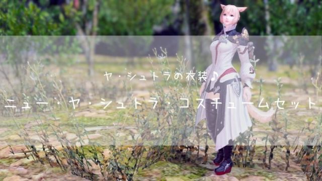 おしゃれ装備 モグステ課金装備 過去イベント報酬 Ff14ブログりおの桜庵