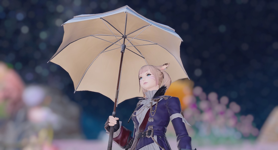 Ff14 スカイパラソル 傘 の見た目 入手方法 使い方 Ff14ブログりおの桜庵