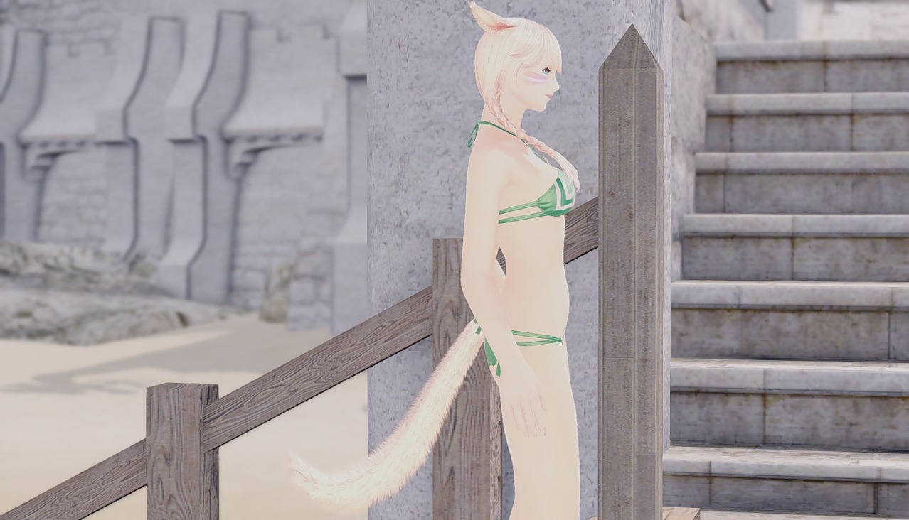 Ff14 水着装備 グリーンサマーセット 紅蓮祭15 Ff14ブログりおの桜庵