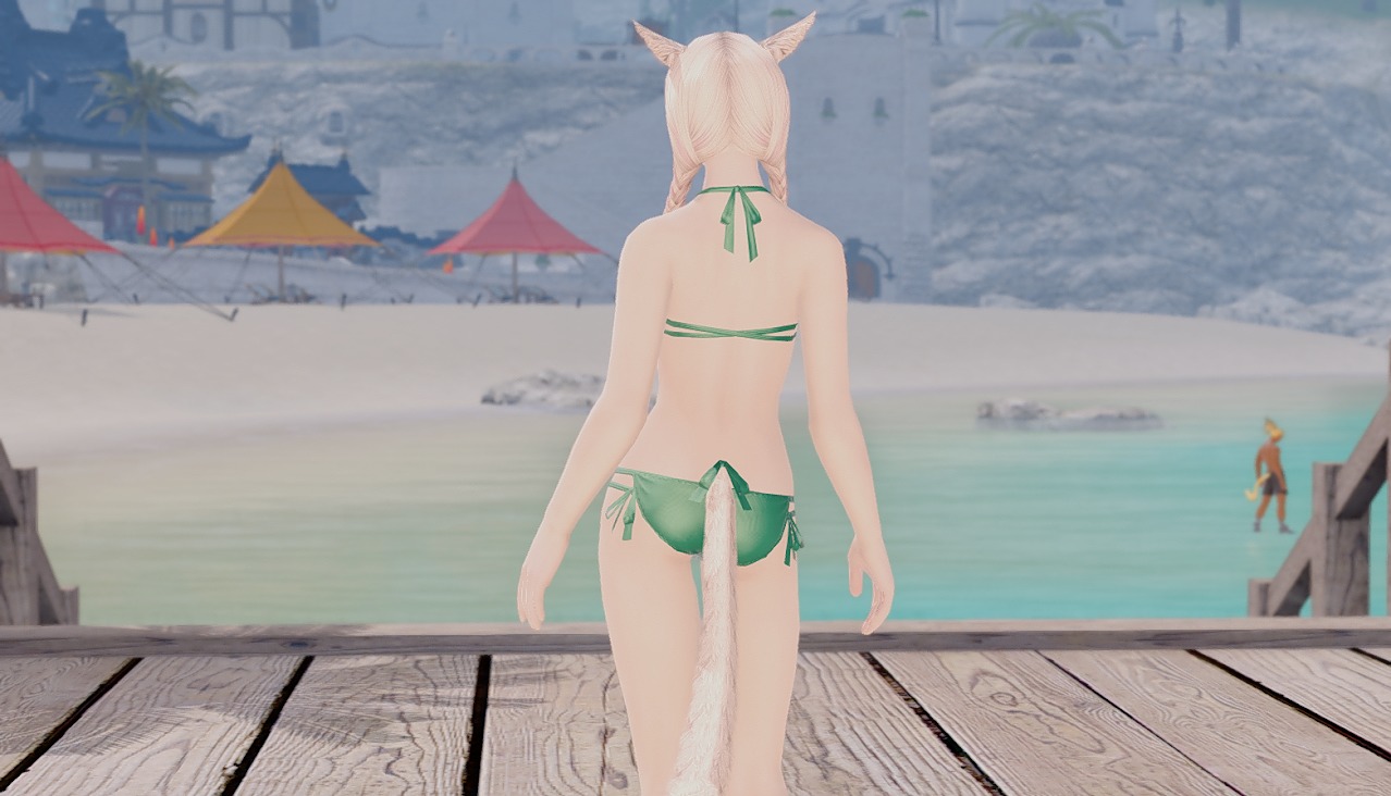 Ff14 水着装備 グリーンサマーセット 紅蓮祭15 Ff14ブログりおの桜庵