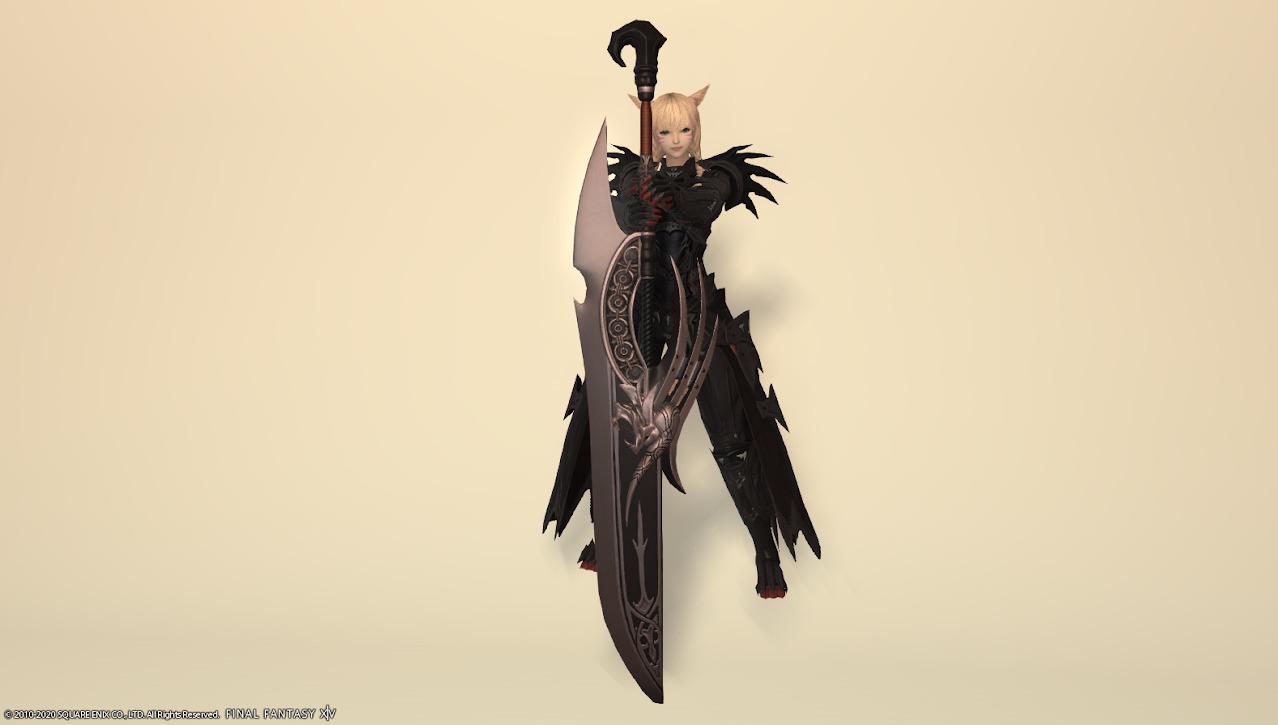 Ff14 キングベヒーモス グレートソード Pvp装備 蒼天 暗黒騎士武器 Ff14ブログりおの桜庵