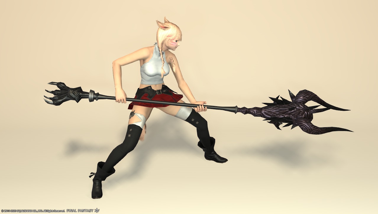 Ff14 クィーンベヒーモス スピア Pvp装備 蒼天 竜騎士武器 Ff14ブログりおの桜庵