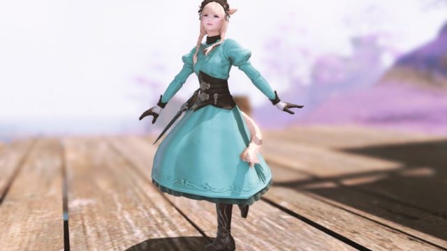 Ff14ミラプリ イリディセントヒーラーでワンピースコーデ ミラプリno Ff14ブログりおの桜庵