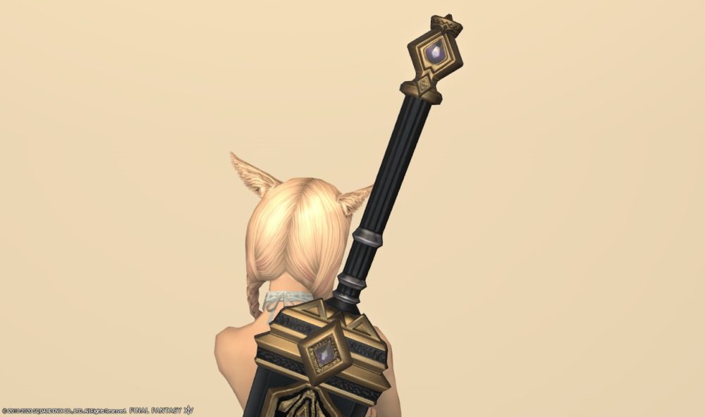 Ff14 ベラフディアンクレイモア グブラ幻想図書館装備 暗黒騎士武器 Ff14ブログりおの桜庵