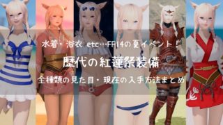 Ff14ブログりおの桜庵 Ff14歴9年の装備コレクター 装備カタログ ミラプリコーディネートをメインに発信しています