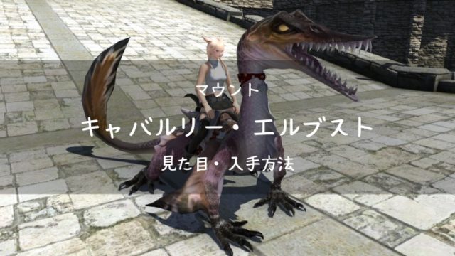 Ff14 Mip報酬 チョコキング バードの詳細 Ff14ブログりおの桜庵